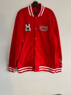 Death Row Records Red Varsity Bomber Jacket